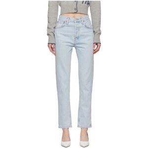 Re/Done 50’s Cigarette Jeans Aged Light Wash